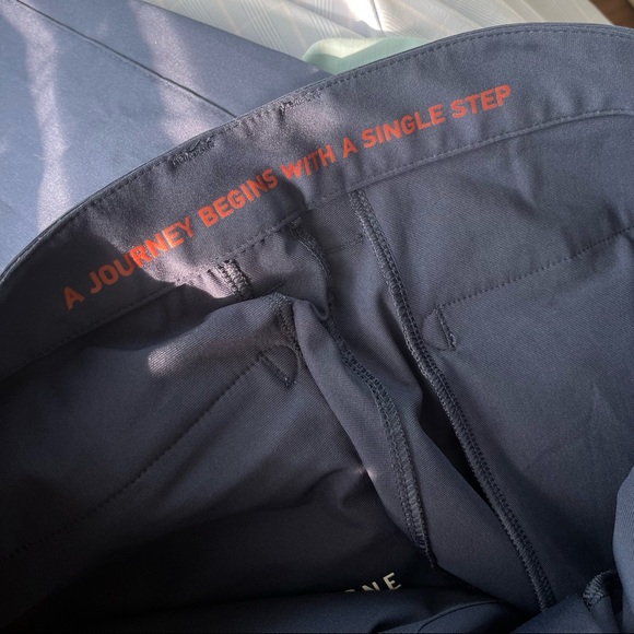 RHONE Commuter Slim Stretch Navy Chino Pants - Picture 6 of 9